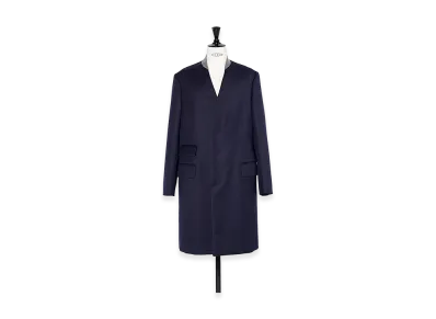 Maison Margiela No Collartailored Coat "Dark Navy"
