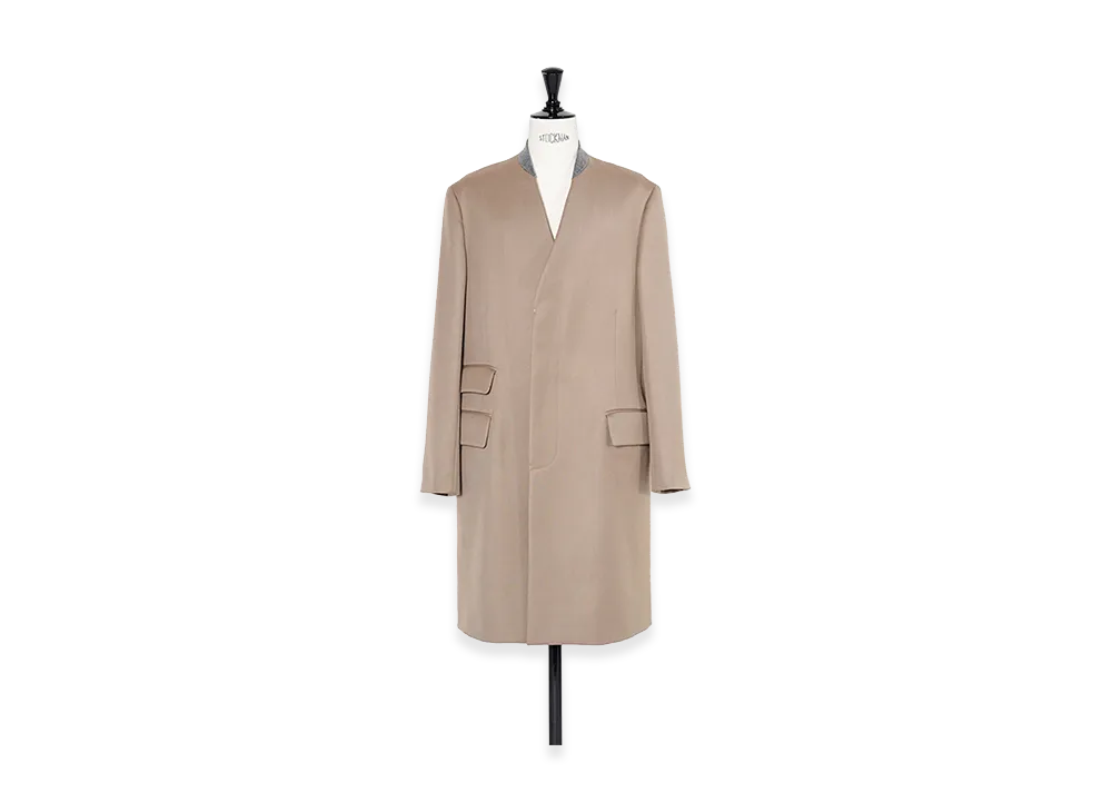 Maison Margiela No Collartailored Coat "Beige"