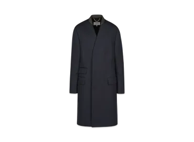 Maison Margiela Men's Wool Cavalry Coat "Navy"