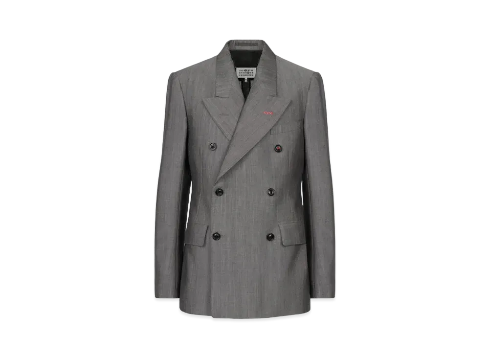 Maison Margiela Men's Mohair Blazer "Gray"