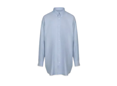 Maison Margiela Organic Cotton Oxford Shirt "Light Blue"
