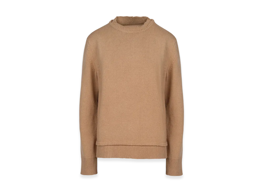 Maison Margiela Elbow Patch Sweater "Beige"