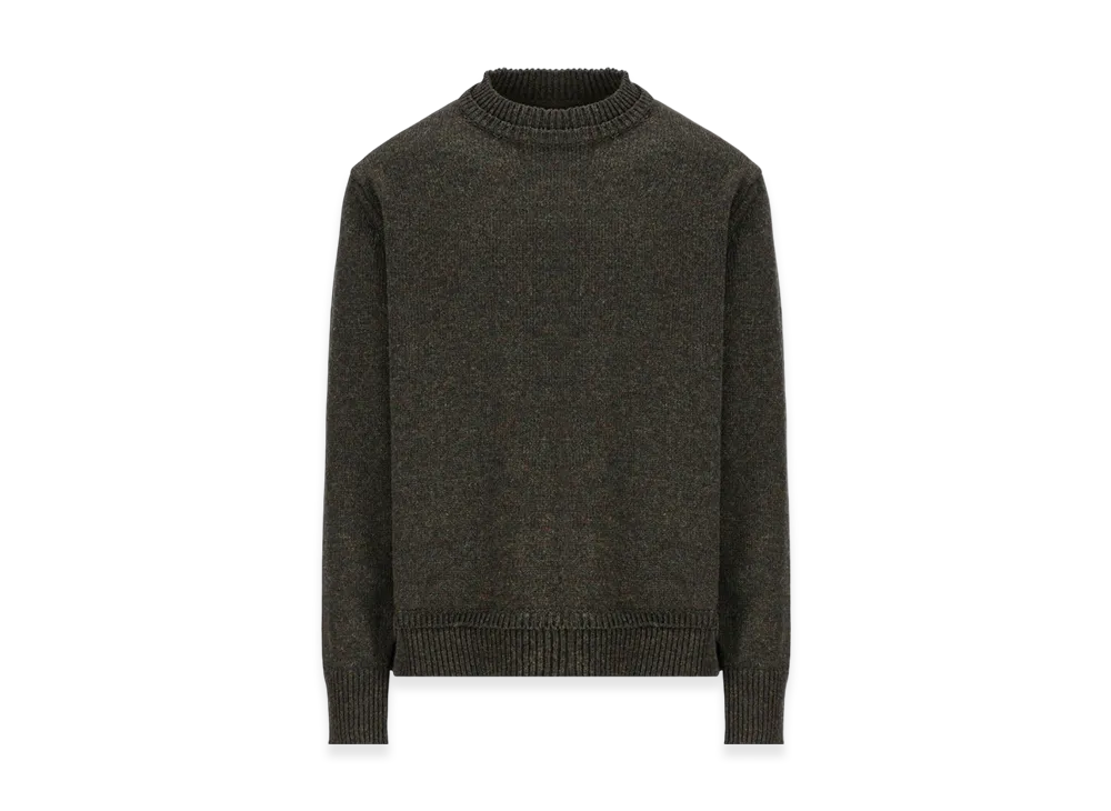 Maison Margiela Elbow Patch Sweater "Dark Green/Walnut"