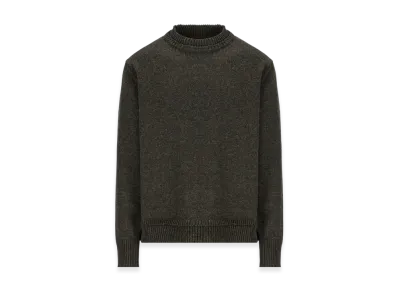 Maison Margiela Elbow Patch Sweater "Dark Green/Walnut"