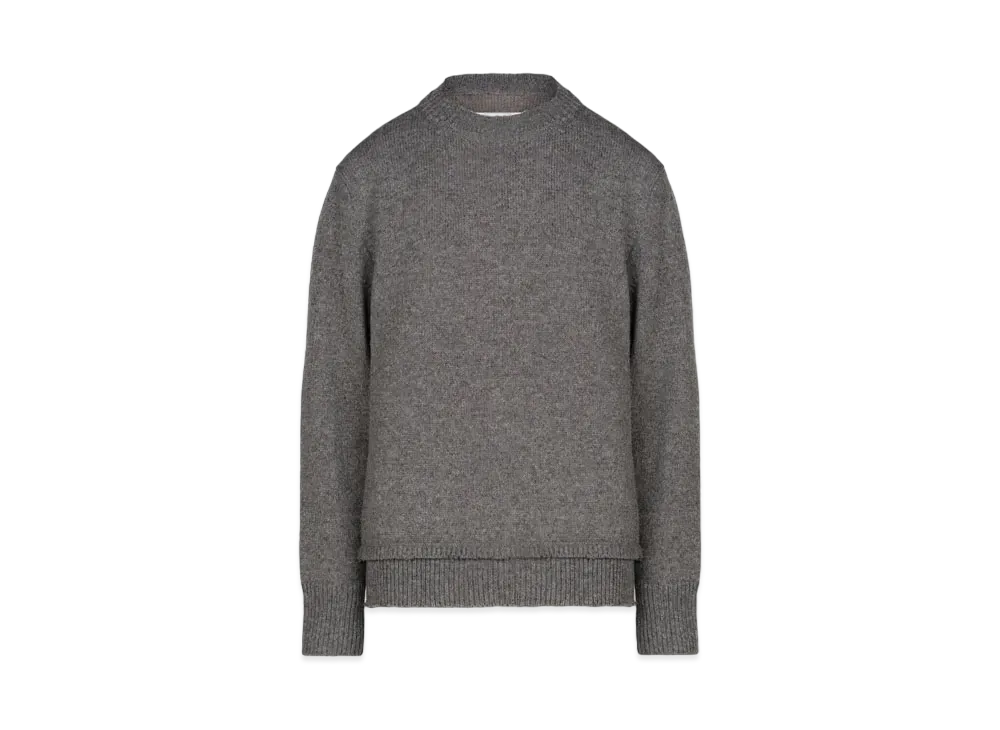 Maison Margiela Women's Elbow Patch Sweater "Gray"