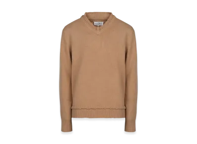 Maison Margiela Elbow Patch Sweater "Beige"