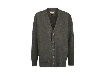 Maison Margiela Elbow Patch Cardigan "Dark Green"