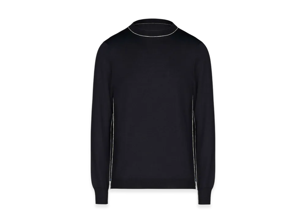 Maison Margiela Work In Progress Sweater "Navy"