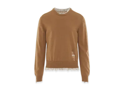 Maison Margiela Distressed Sweater "Almond"