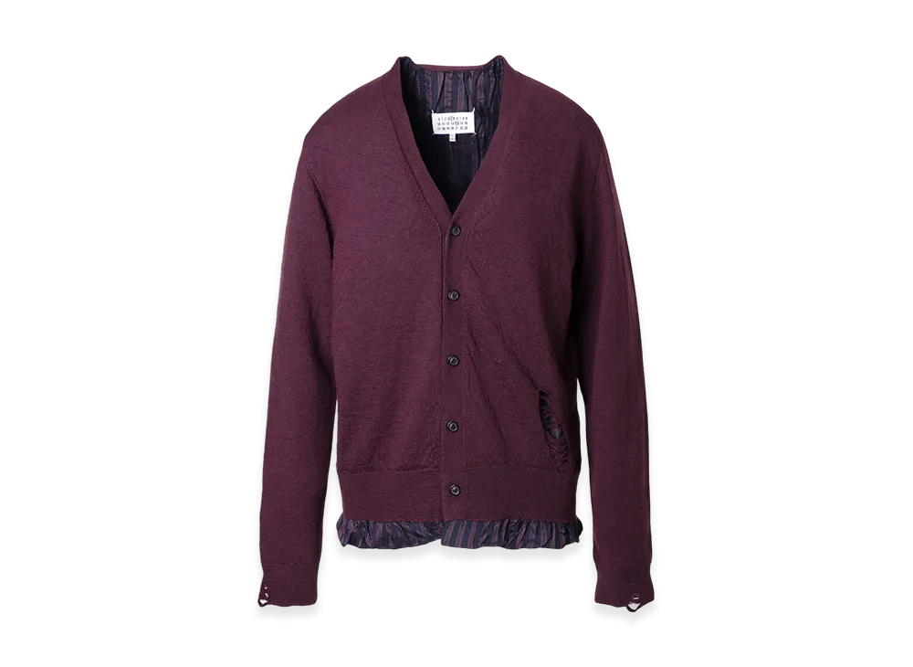 Maison Margiela Cardigan "Bordeaux"
