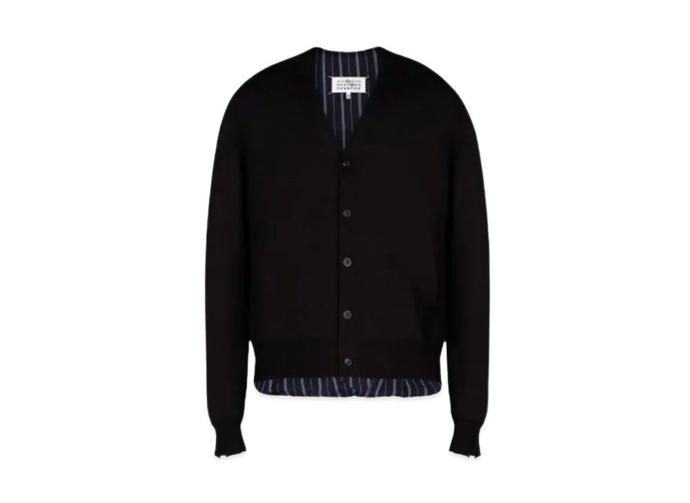 Maison Margiela Distressed Cardigan "Charcoal"