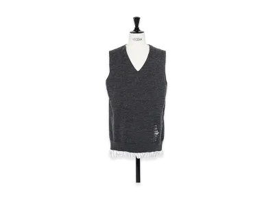 Maison Margiela Lining Layered Knit Vest "Grey"