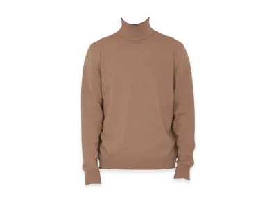 Maison Margiela High-Neck Cashmere Sweater "Almond"