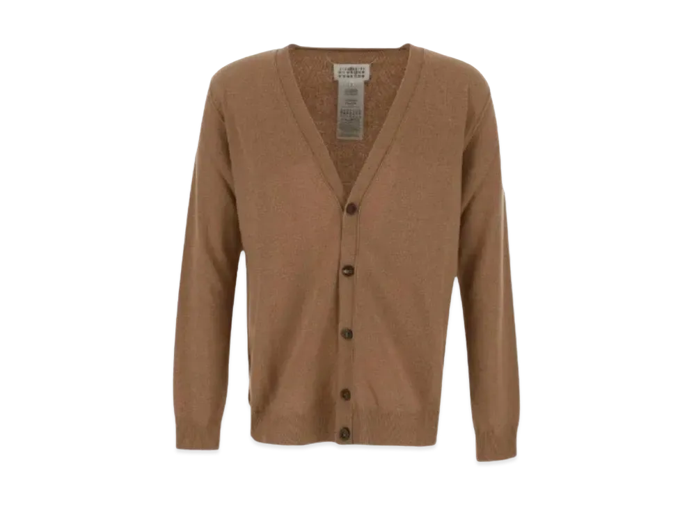 Maison Margiela Cashmere Cardigan "Almond"