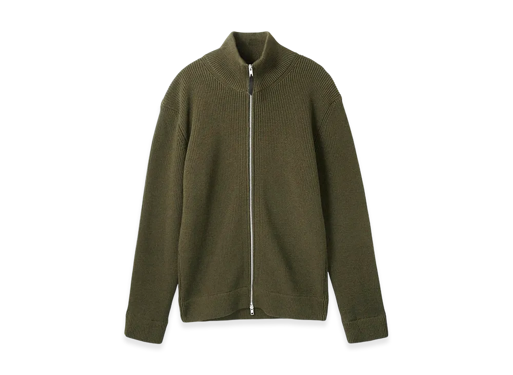Maison Margiela Zip-Up Knit "Olive"