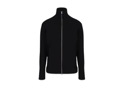 Maison Margiela Drivers Knit Zip Up Cardigan "Black"