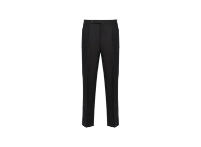Maison Margiela Men's British Mohair Trousers "Black"