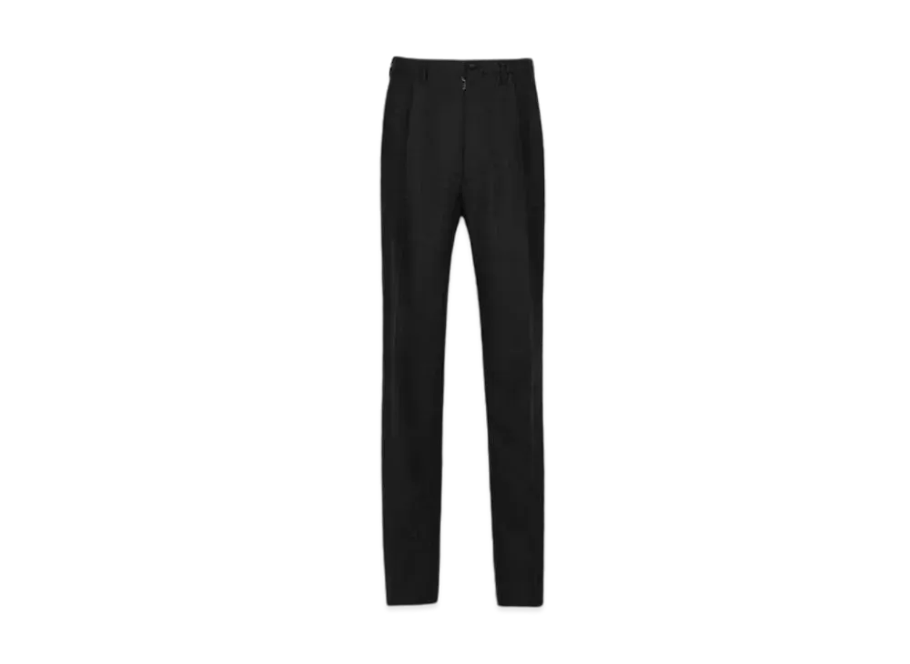 Maison Margiela British Mohair Trousers "Black"