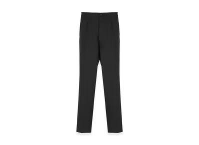 Maison Margiela Wool Herringbone Trousers "Black"