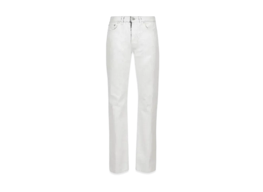 Maison Margiela Cotton Straight Jeans "White"