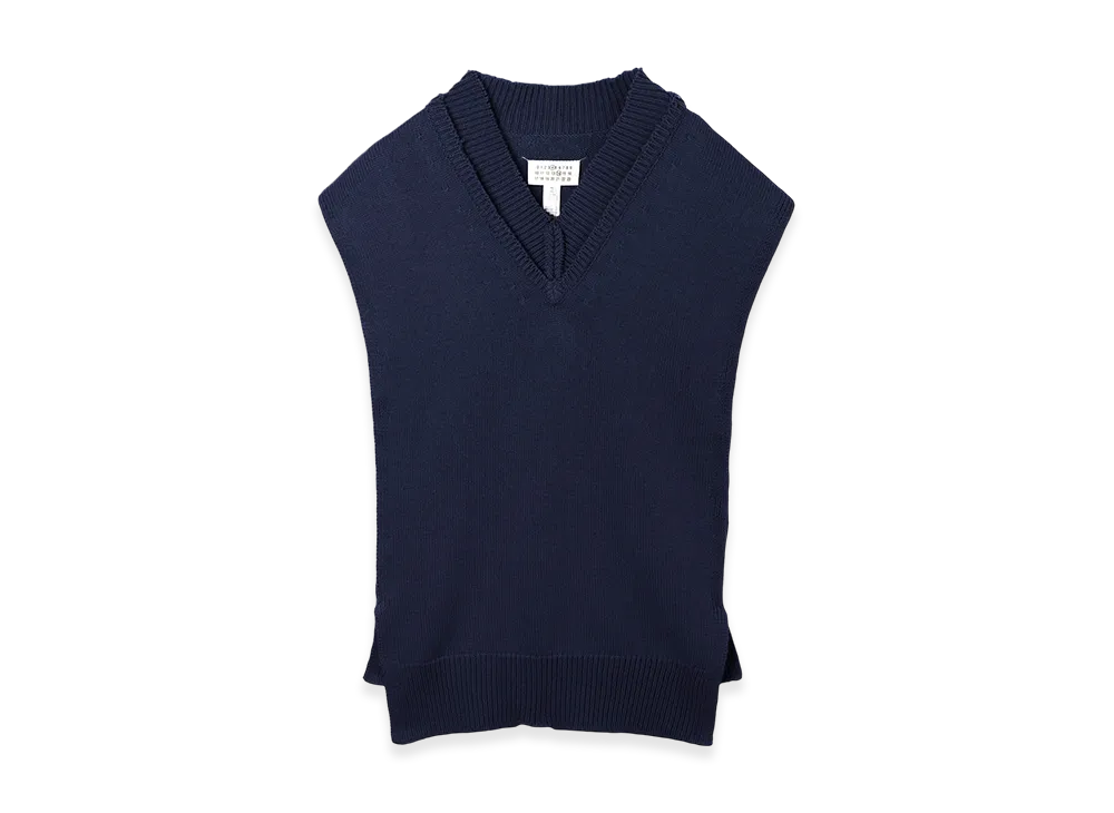 Maison Margiela Knit Vest "Navy"