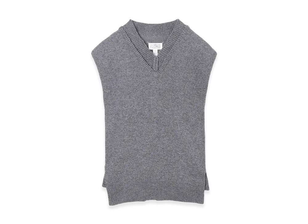 Maison Margiela Knit Vest "Medium Grey"