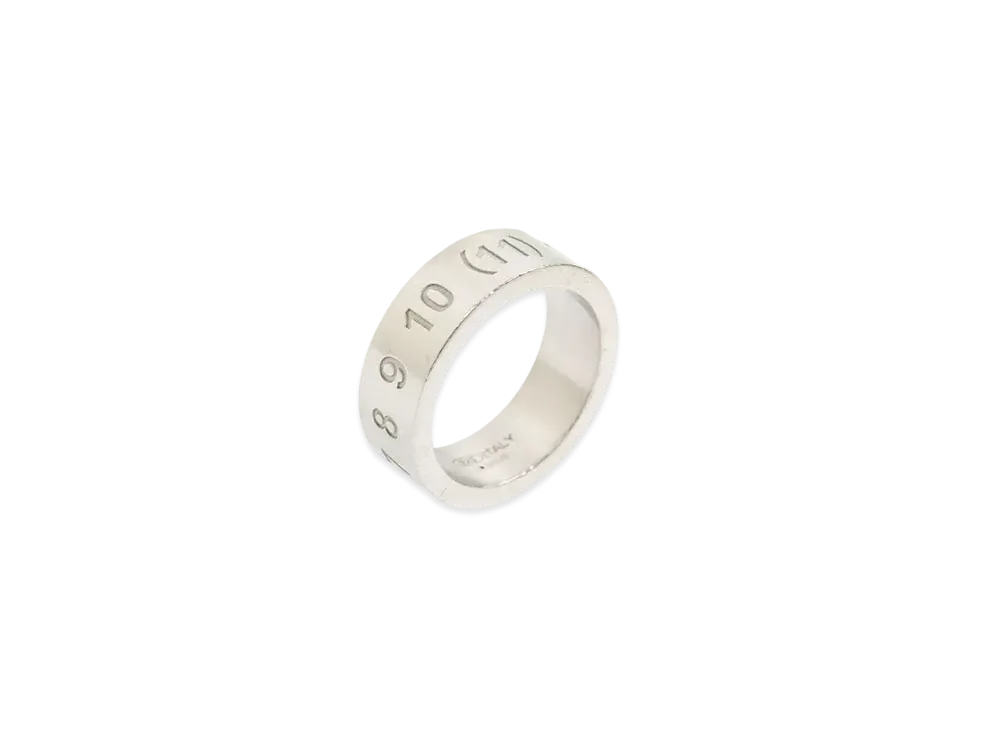 Maison Margiela Numerical Ring "Shiny Silver"