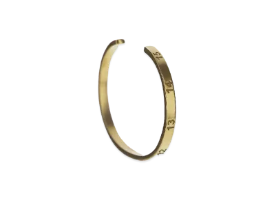 Maison Margiela Numerical Slim Cuff Bracelet "Gold"
