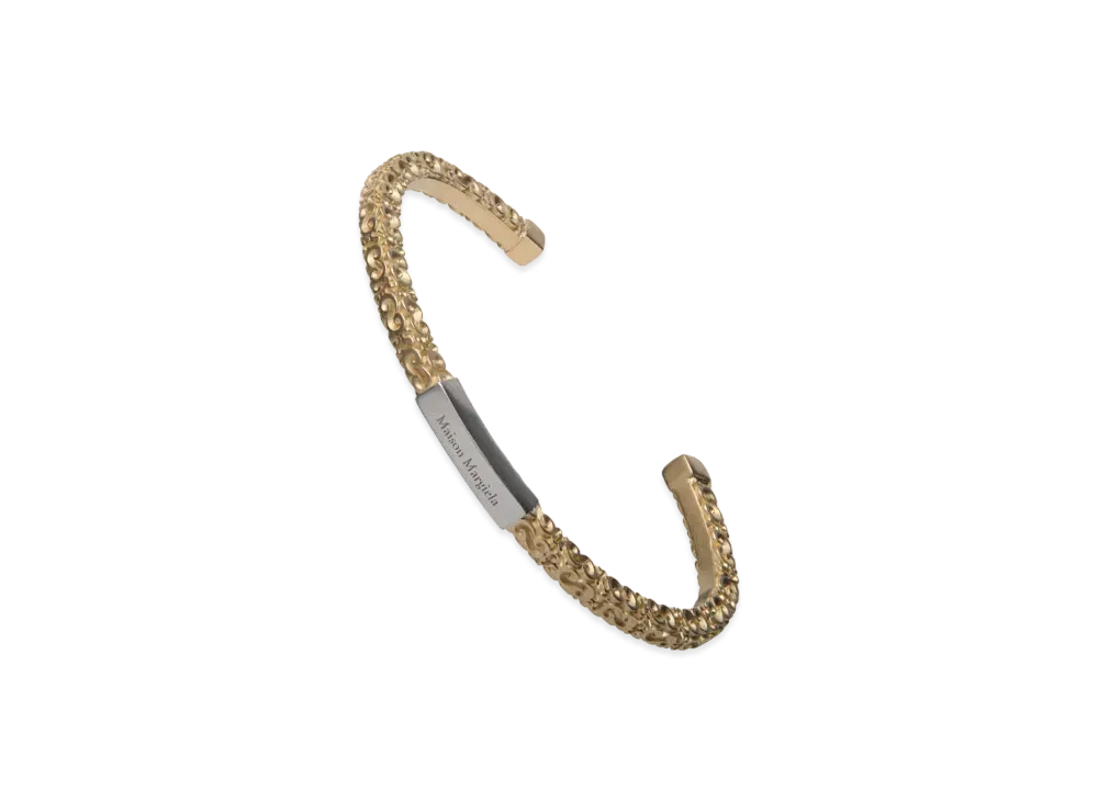 Maison Margiela Engraved Cuff Bracelet