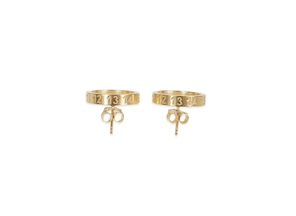 Maison Margiela Numerical Earring "Gold"