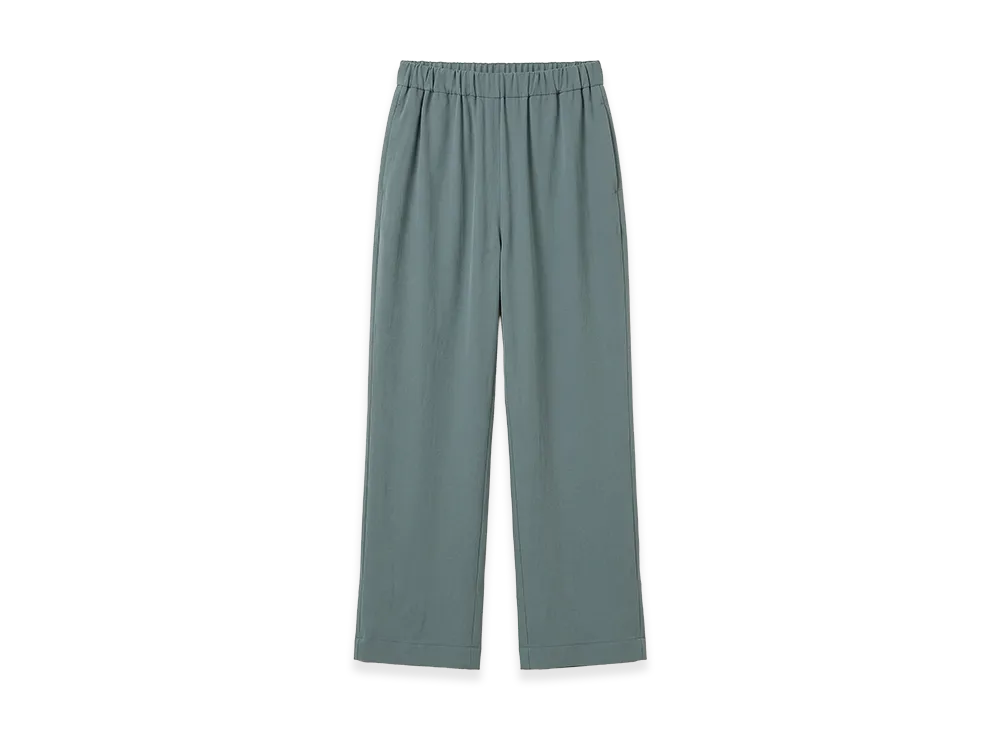 08sircus Women's Satin Slit Easy Pants "Green"