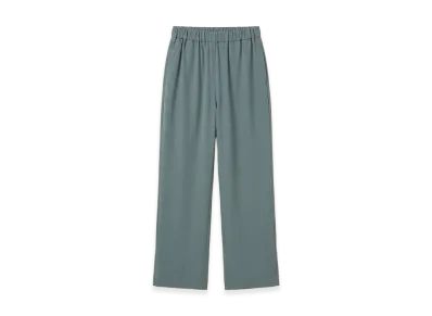 08sircus Women's Satin Slit Easy Pants "Green"
