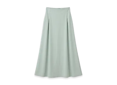 08sircus Women's Cupro Jersey Straight Long Skirt "Mint"