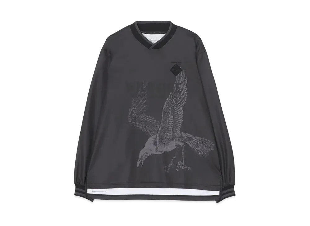 Wildside Yohji Yamamoto x F.C.Real Bristol L/S Over Sized Game Shirt "Black"