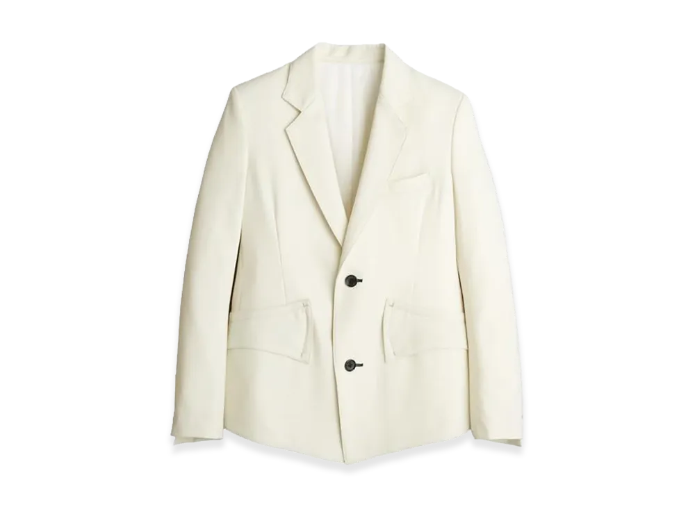 sulvam 2-Button Vented Jacket "White"