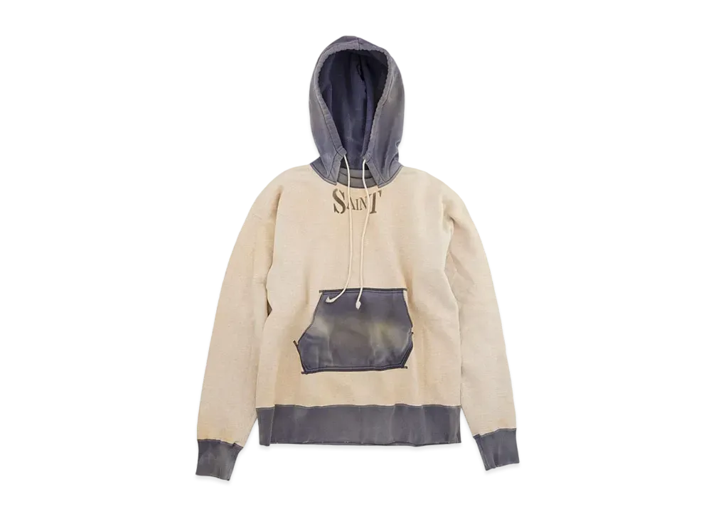 SAINT Mxxxxxx HOODIE NORIKAE "Grey Navy"