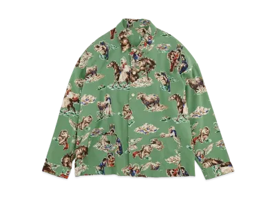 SAINT Mxxxxxx HORSE PJ SHIRT "Green"