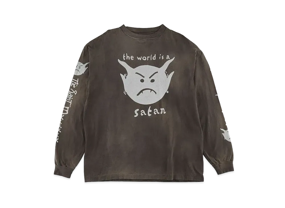 SAINT Mxxxxxx LS TEE SATAN "Black"