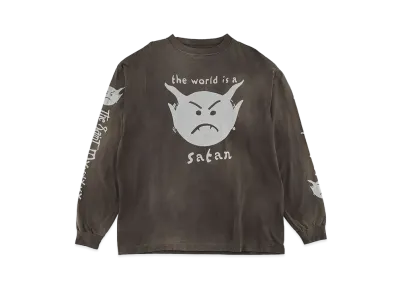 SAINT Mxxxxxx LS TEE SATAN "Black"