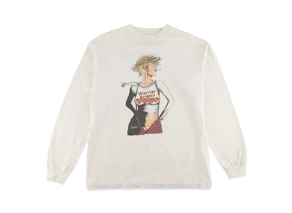SAINT Mxxxxxx LS TEE PUNKGIRL "White"