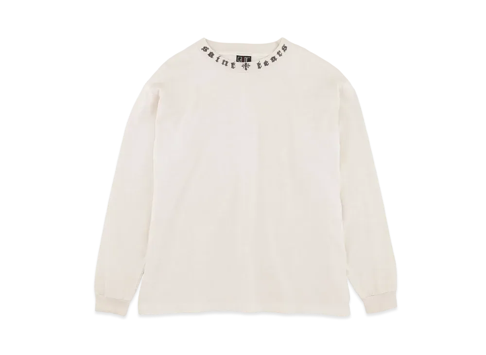 SAINT Mxxxxxx SAINT TEARS LONG SLEEVE "White"