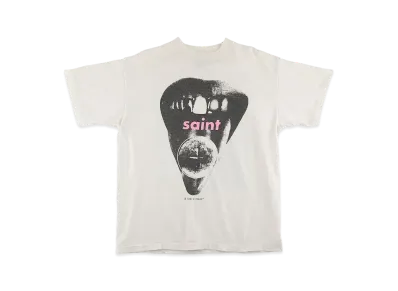 SAINT Mxxxxxx T-SHIRT DRAG "White"