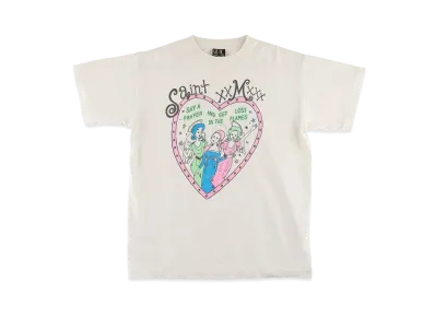 SAINT Mxxxxxx T-SHIRT HEART "White"