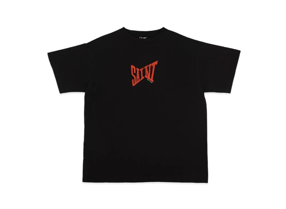 SAINT Mxxxxxx LOGO T-SHIRT "Black"