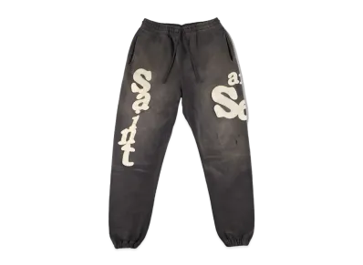 SAINT Mxxxxxx x WIND AND SEA SWEAT PANTS "Black"