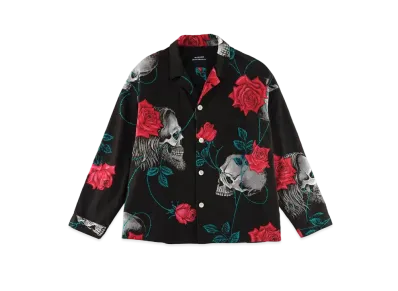 SAINT Mxxxxxx x WILDSIDE YOHJI YAMAMOTO Pajama Shirt "Black"