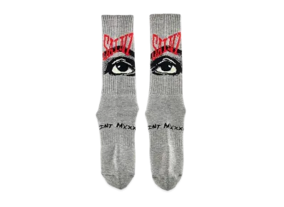 SAINT Mxxxxxx 23AW Eyes Socks "Gray"