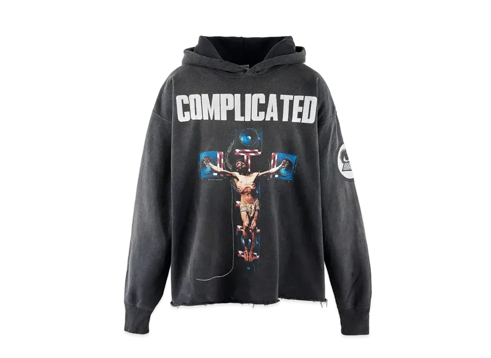 SAINT Mxxxxxx x Kosuke Kawamura Hoodie Complicated "Black"
