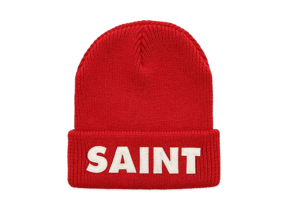 SAINT Mxxxxxx Knit Cap "Red"