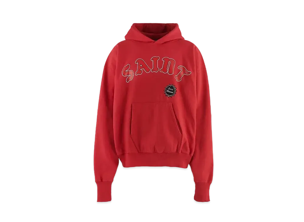 SAINT Mxxxxxx 24SS Arch Saint Hoodie "Red"